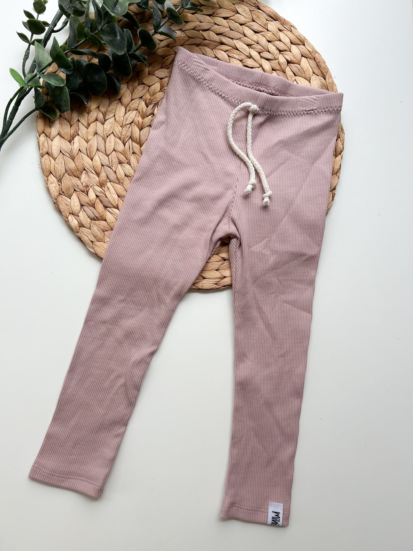 Leggings Rib Altrosa (Winterbär)