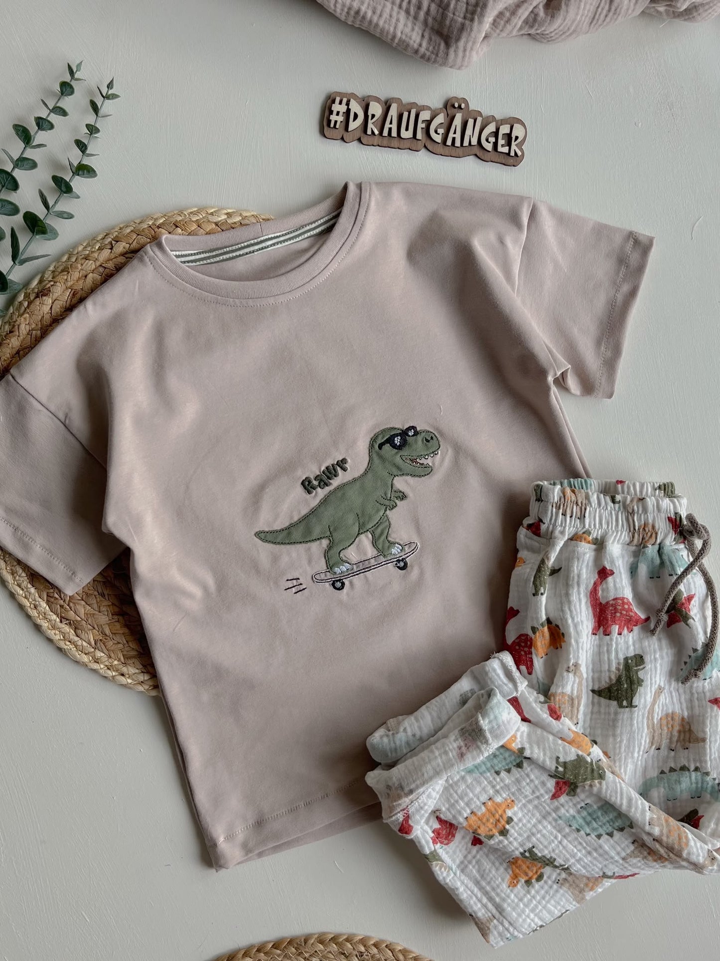 Stickdatei Skate T-Rex