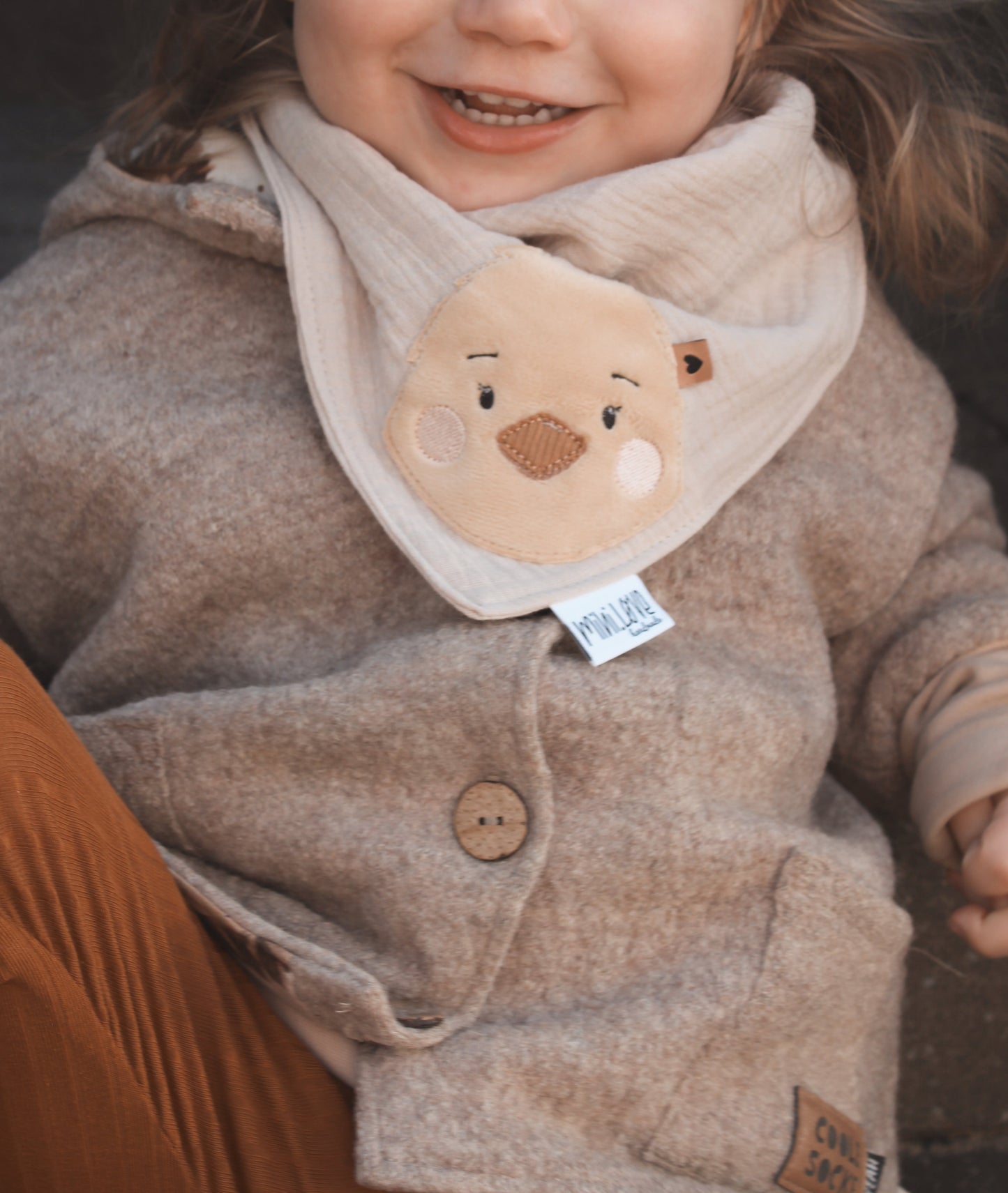 Musselintuch Küken (mit und ohne Blumenkranz)