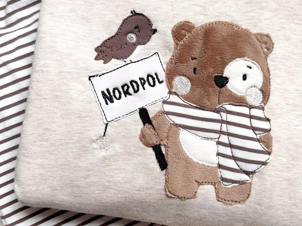 Stickdatei Eisbär 2 in 1
