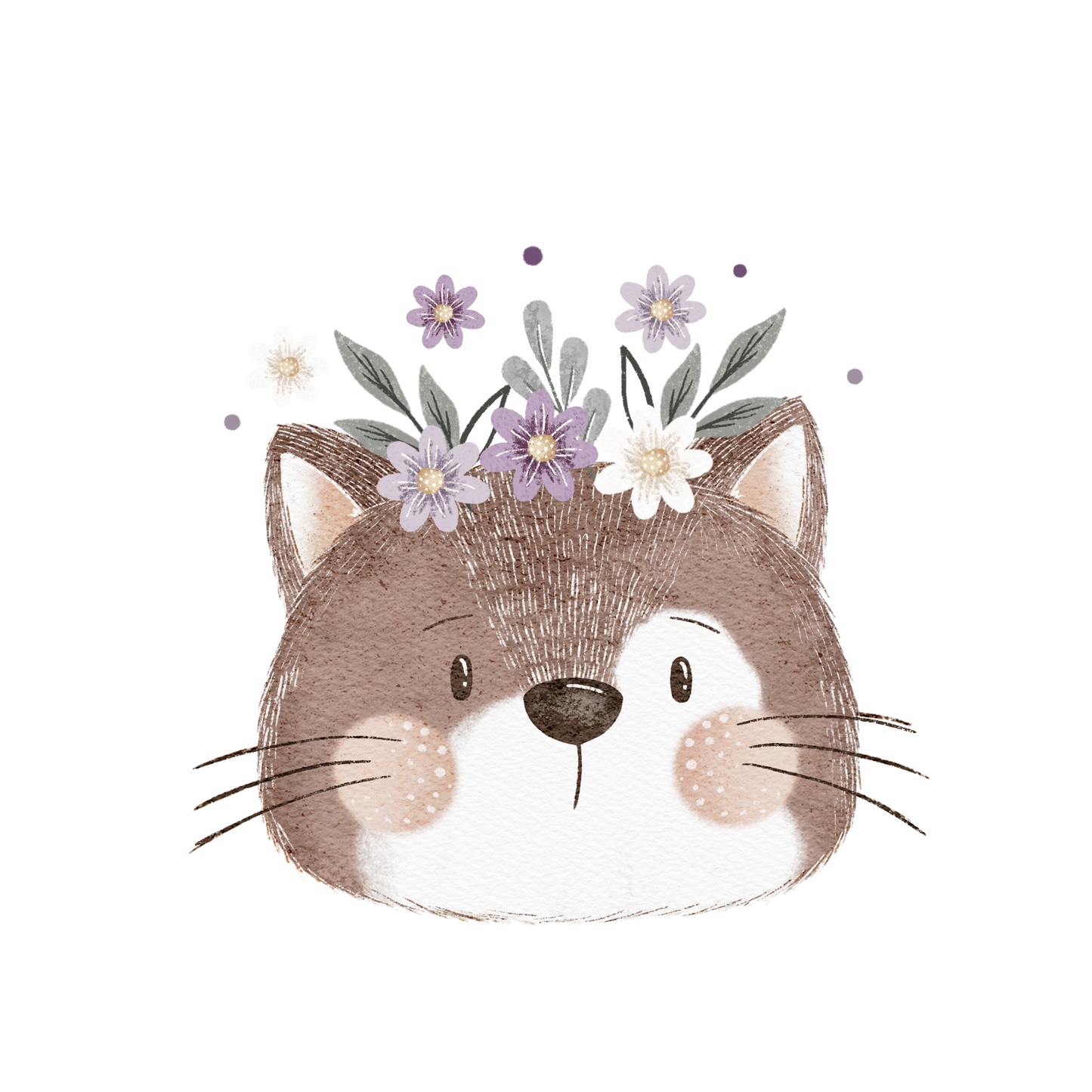 Cute Cat Lavendel