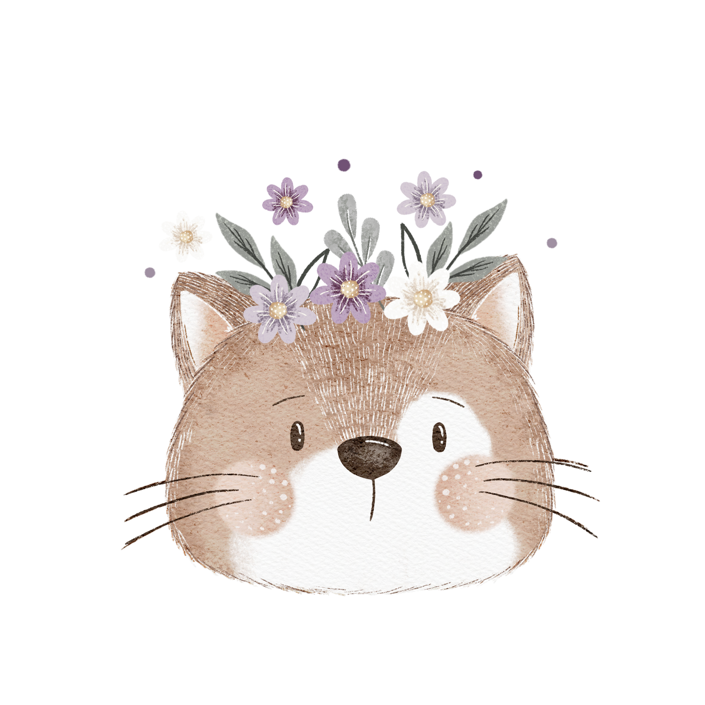Cute Cat Lavendel