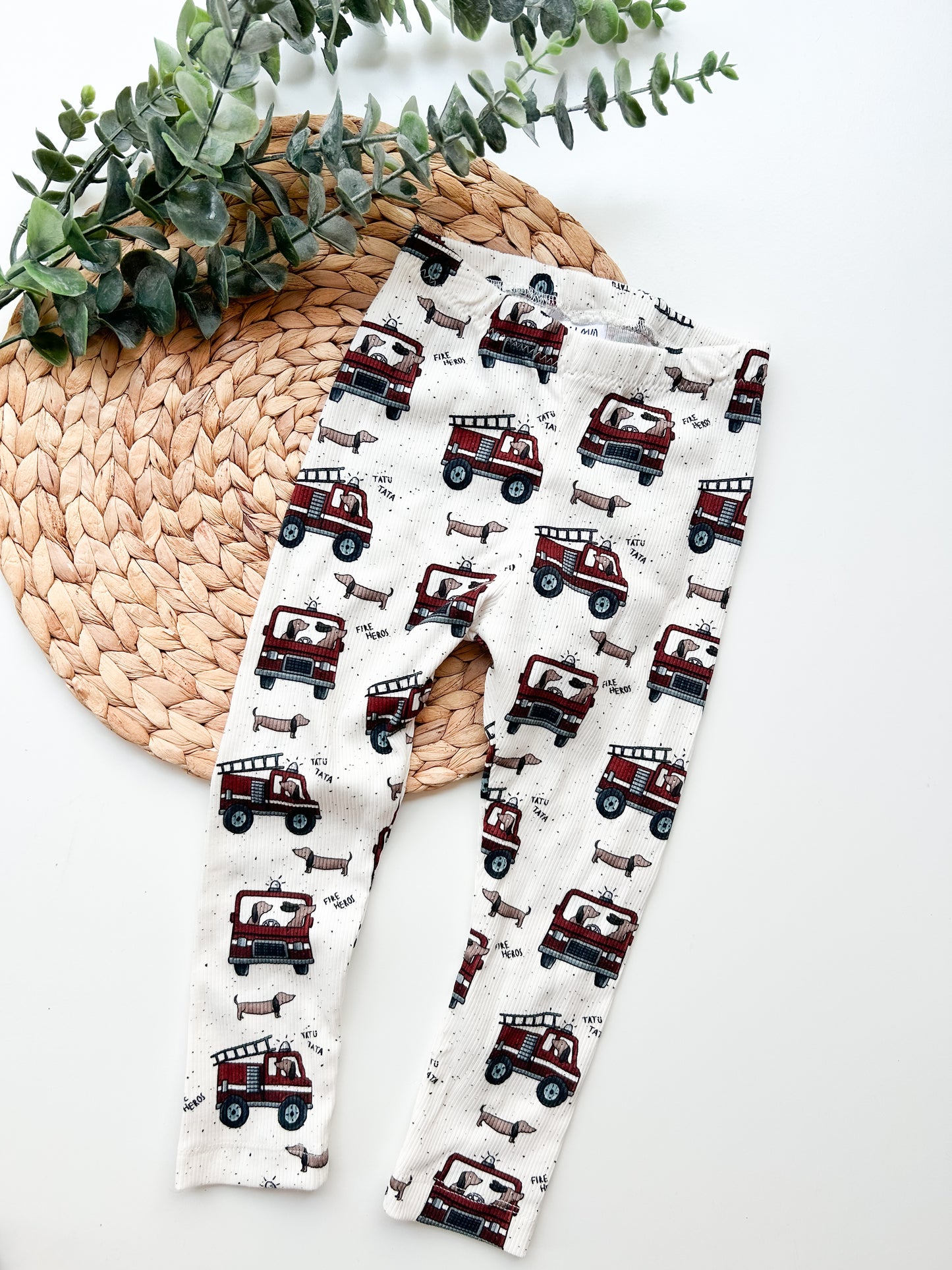 Feuerwehr Dackel Leggings