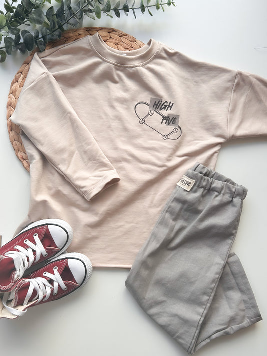 High Five oversized Shirt (Lang/Kurz)