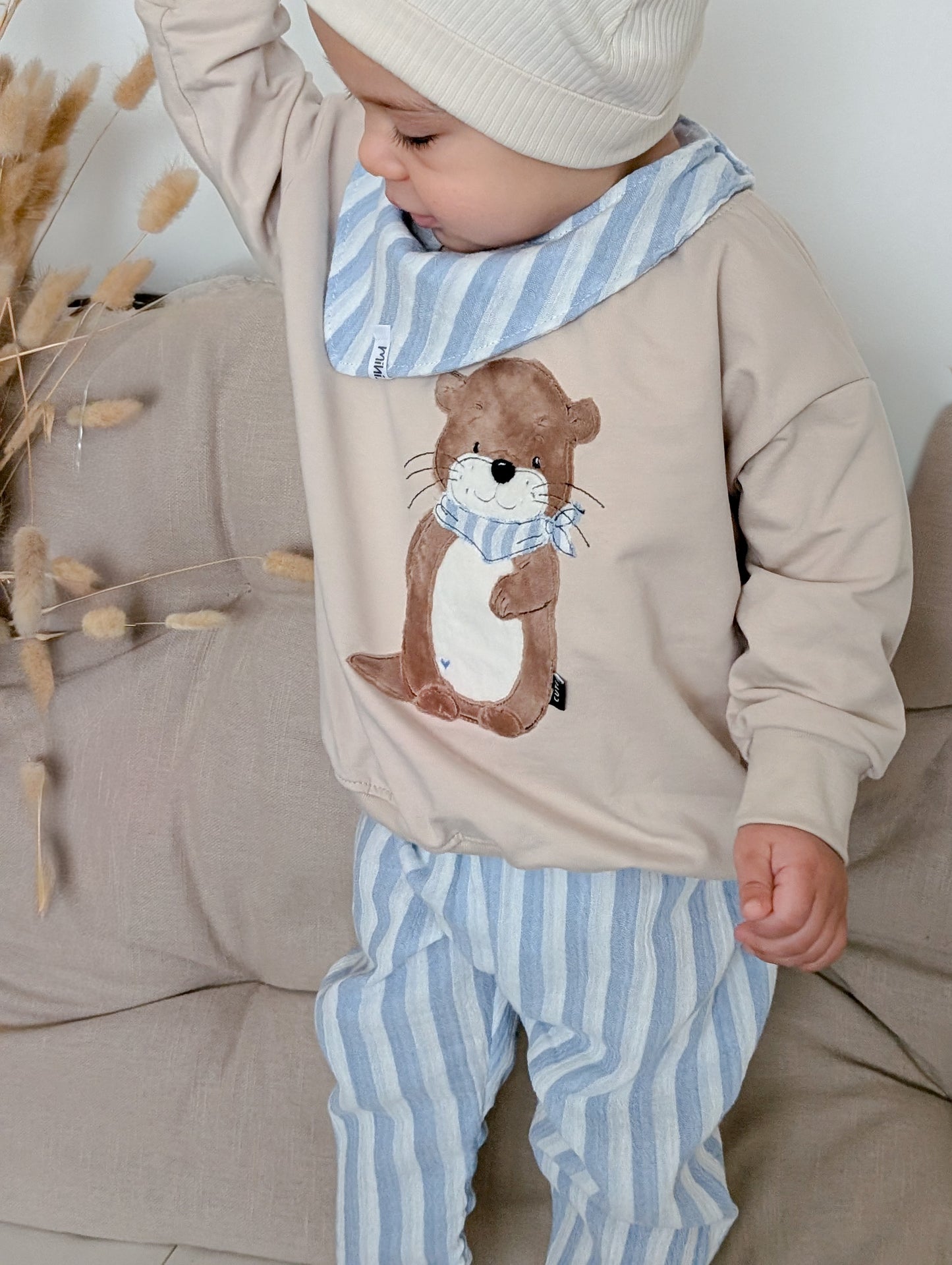 Sommer Otter Oversized Sweater/T-Shirt (Baby und Kindervariante)