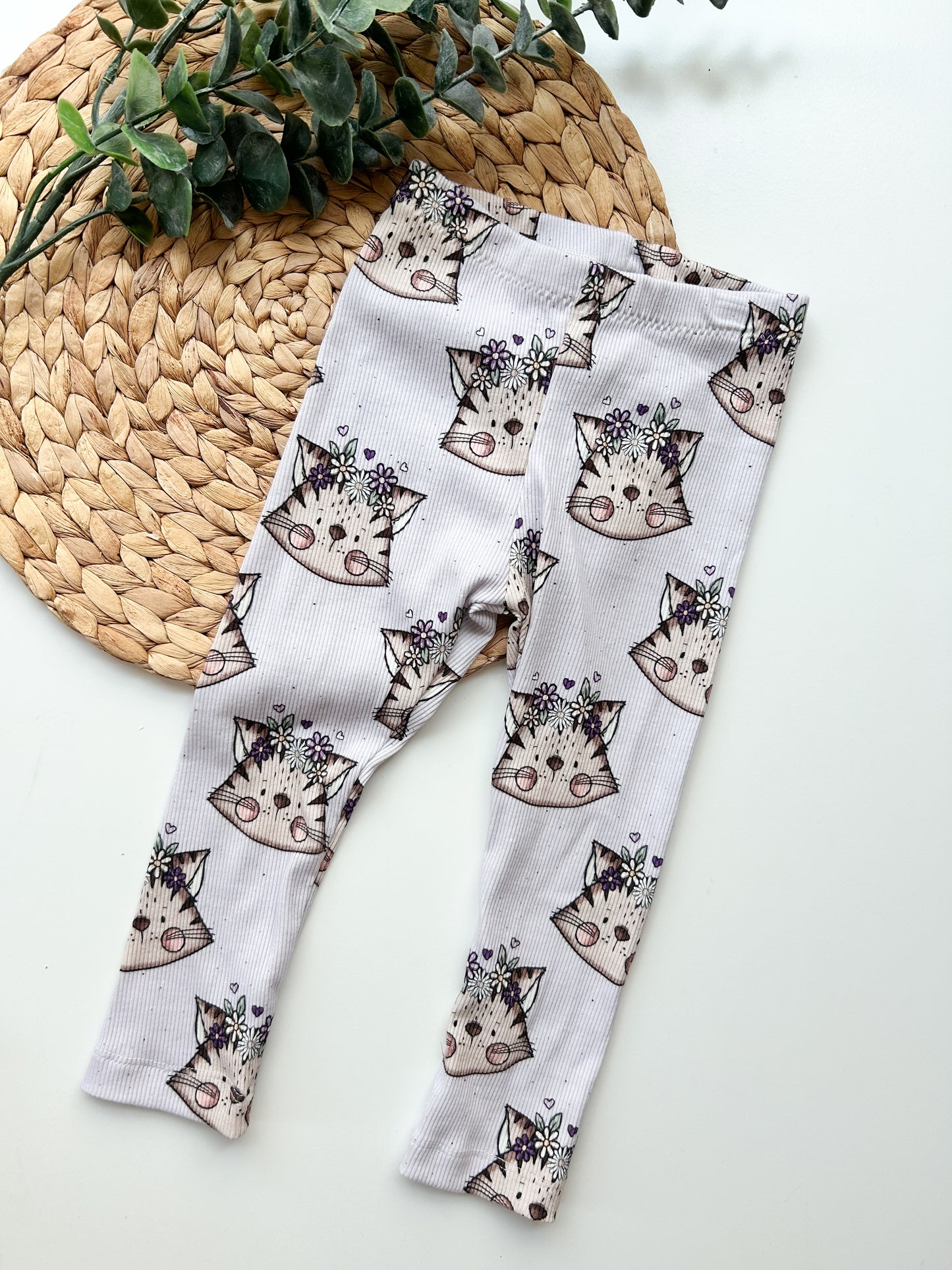 Blumenkatze Leggings