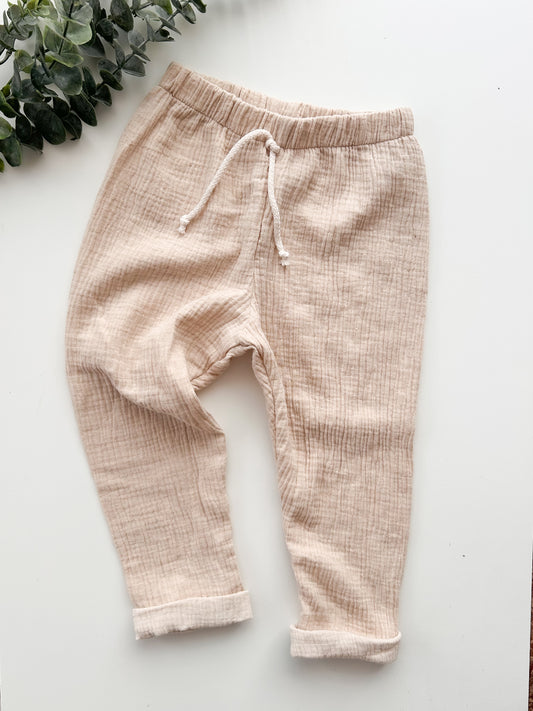 Leinen-Musselinhose Pomodoro