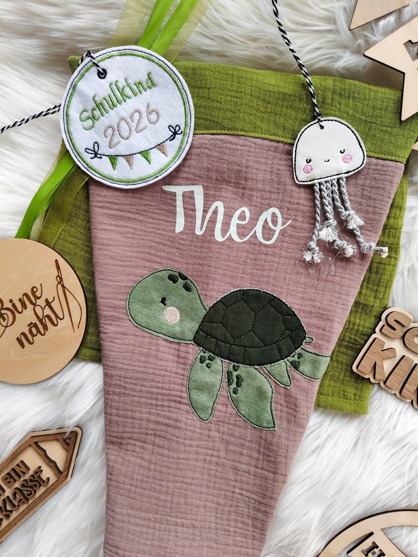 Stickdatei (Flower-)Turtle 2 in 1