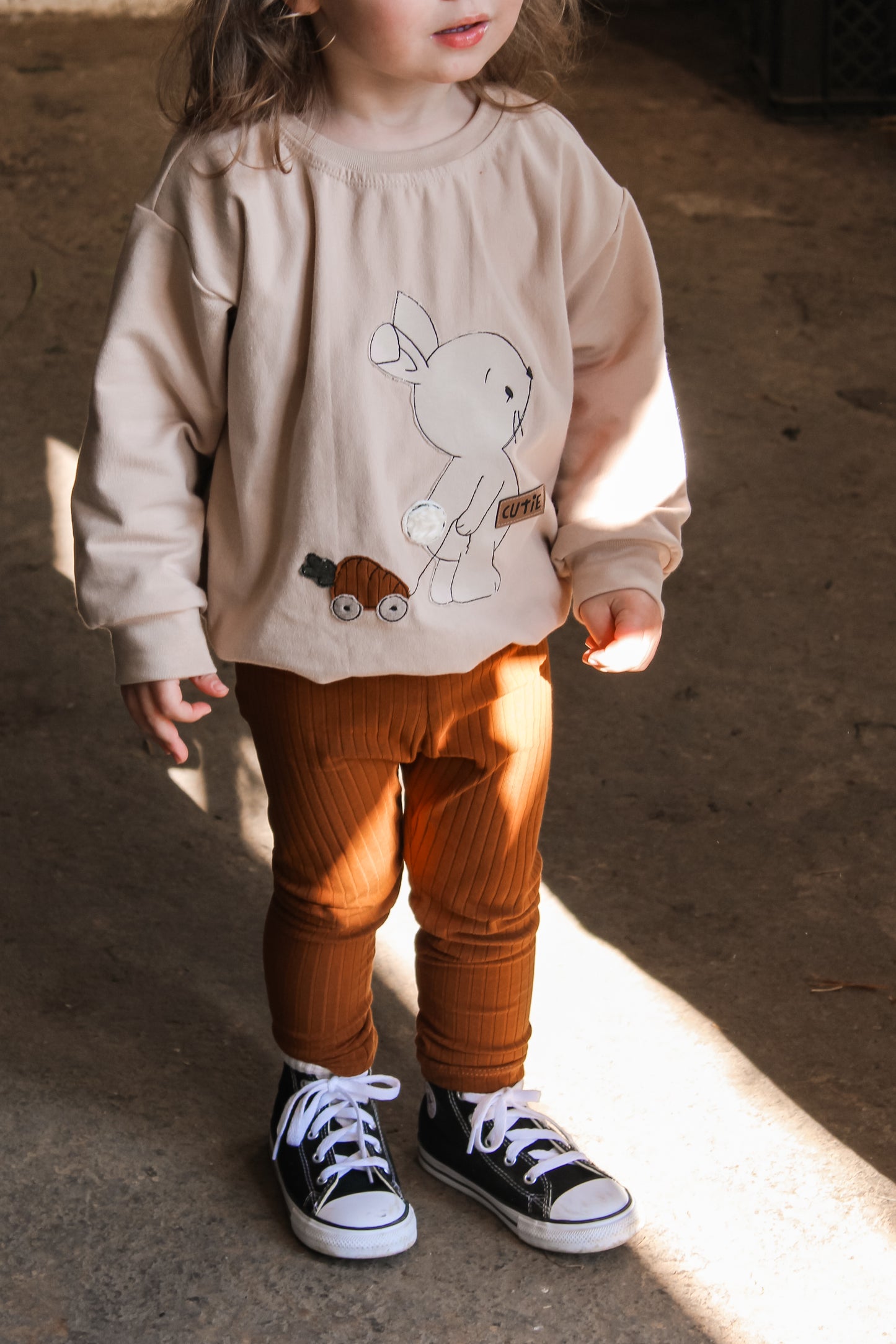 Easter Bunny Oversized Sweater/T-Shirt