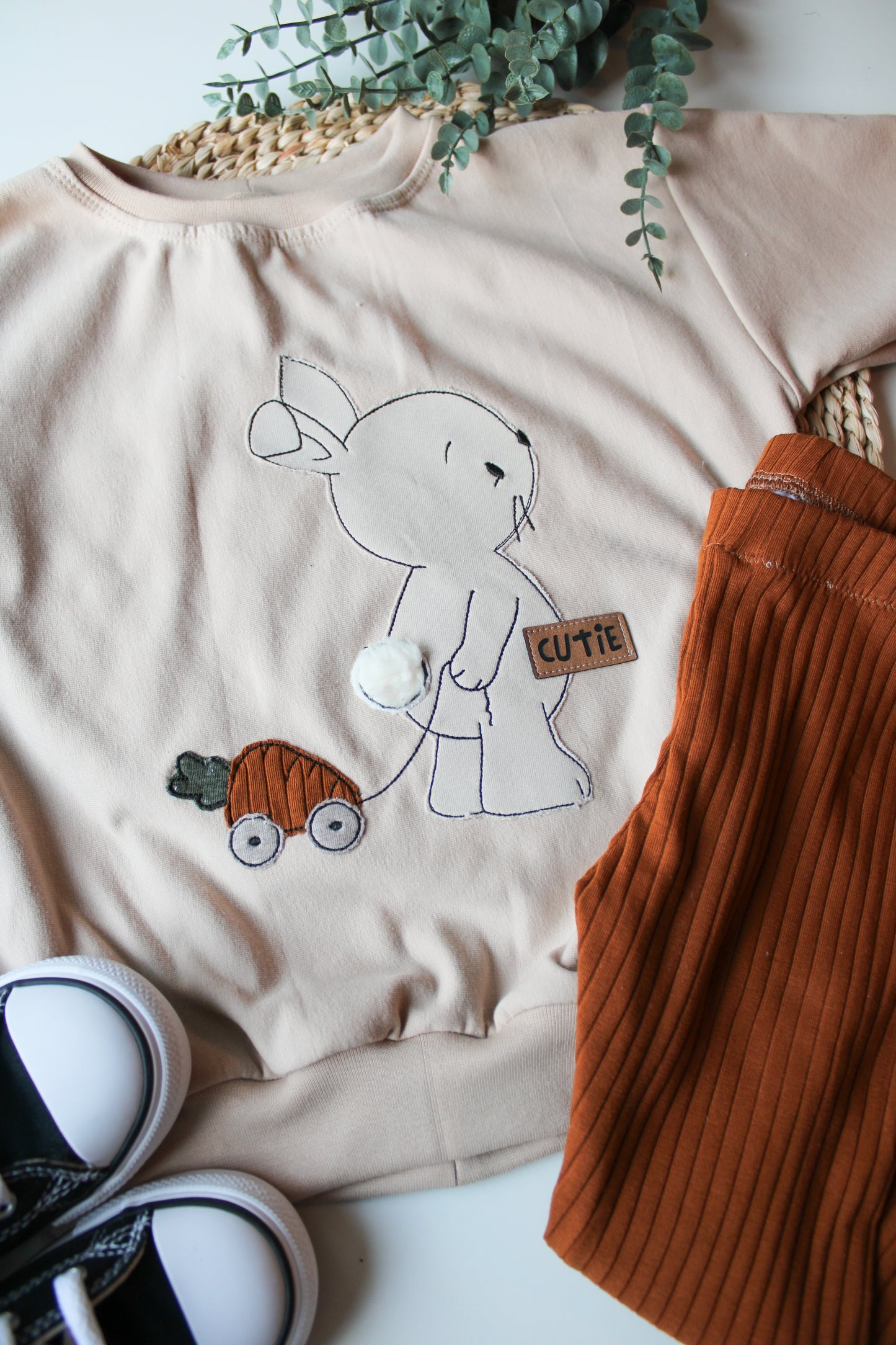 Easter Bunny Oversized Sweater/T-Shirt