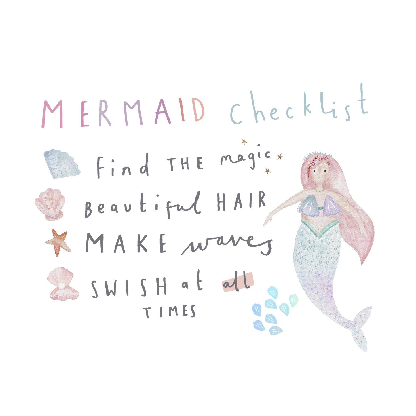 Mermaid Checkliste