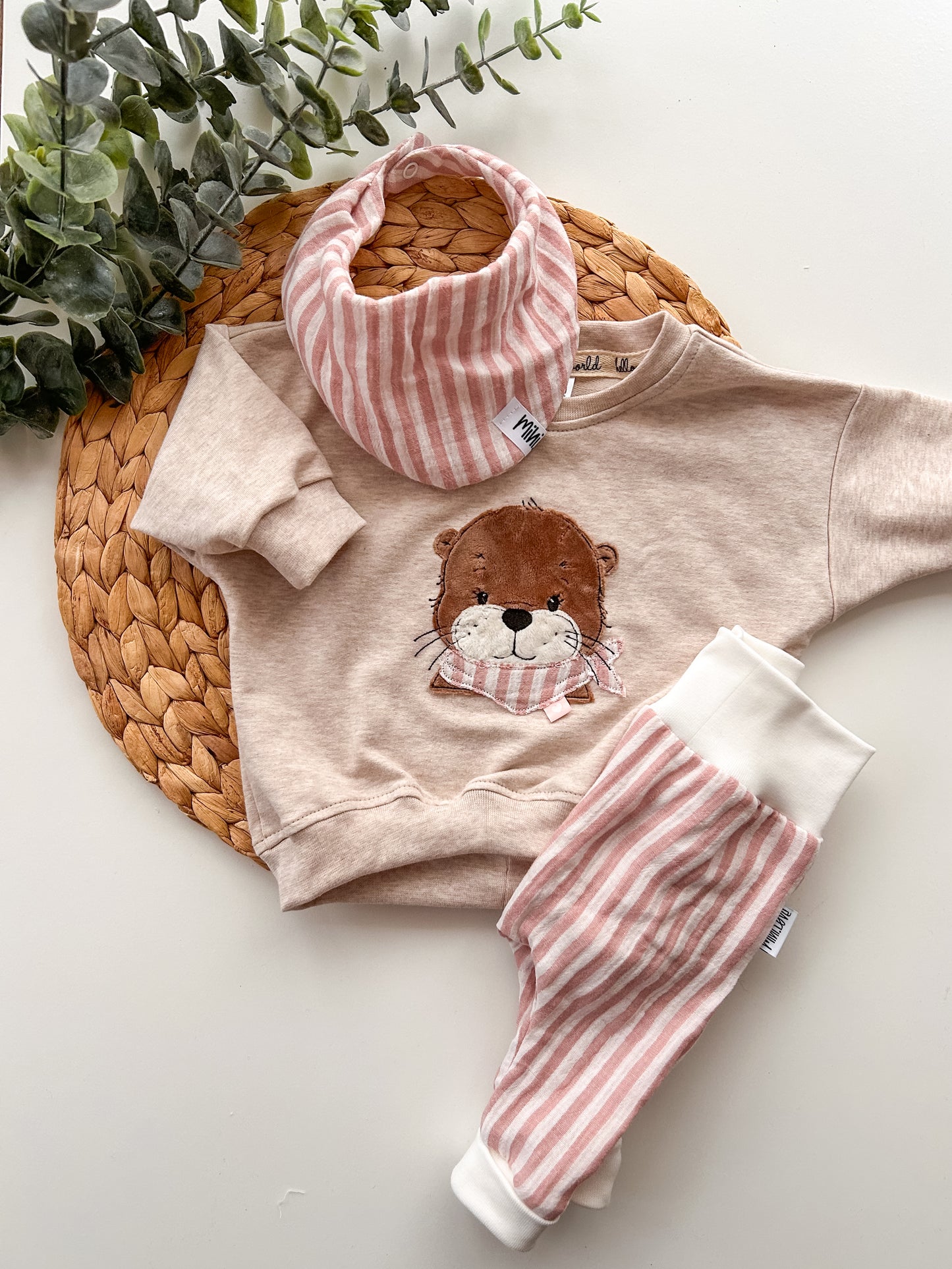 BABY Musselinhose Sommer Otter