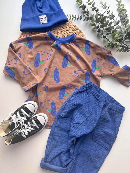 Cool Dog oversized Shirt (Lang/Kurz)