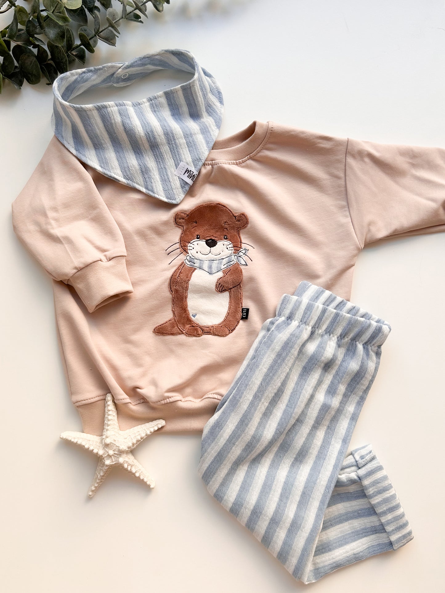 Sommer Otter Oversized Sweater/T-Shirt (Baby und Kindervariante)
