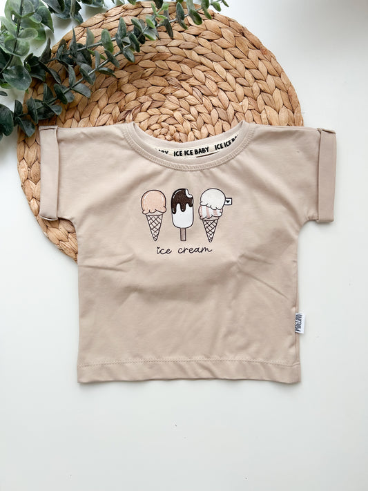 Ice Cream Oversized Shirt orange