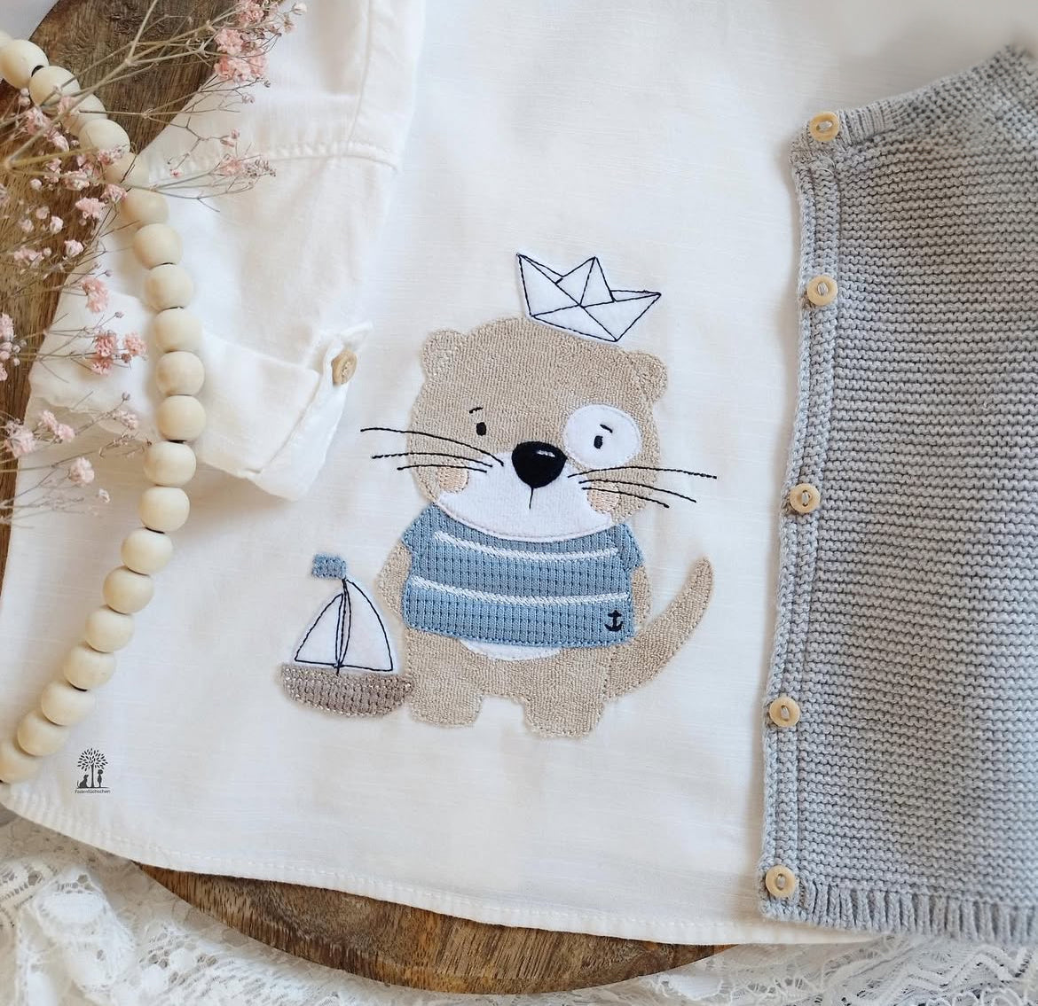 Stickdatei Ahoi Otter