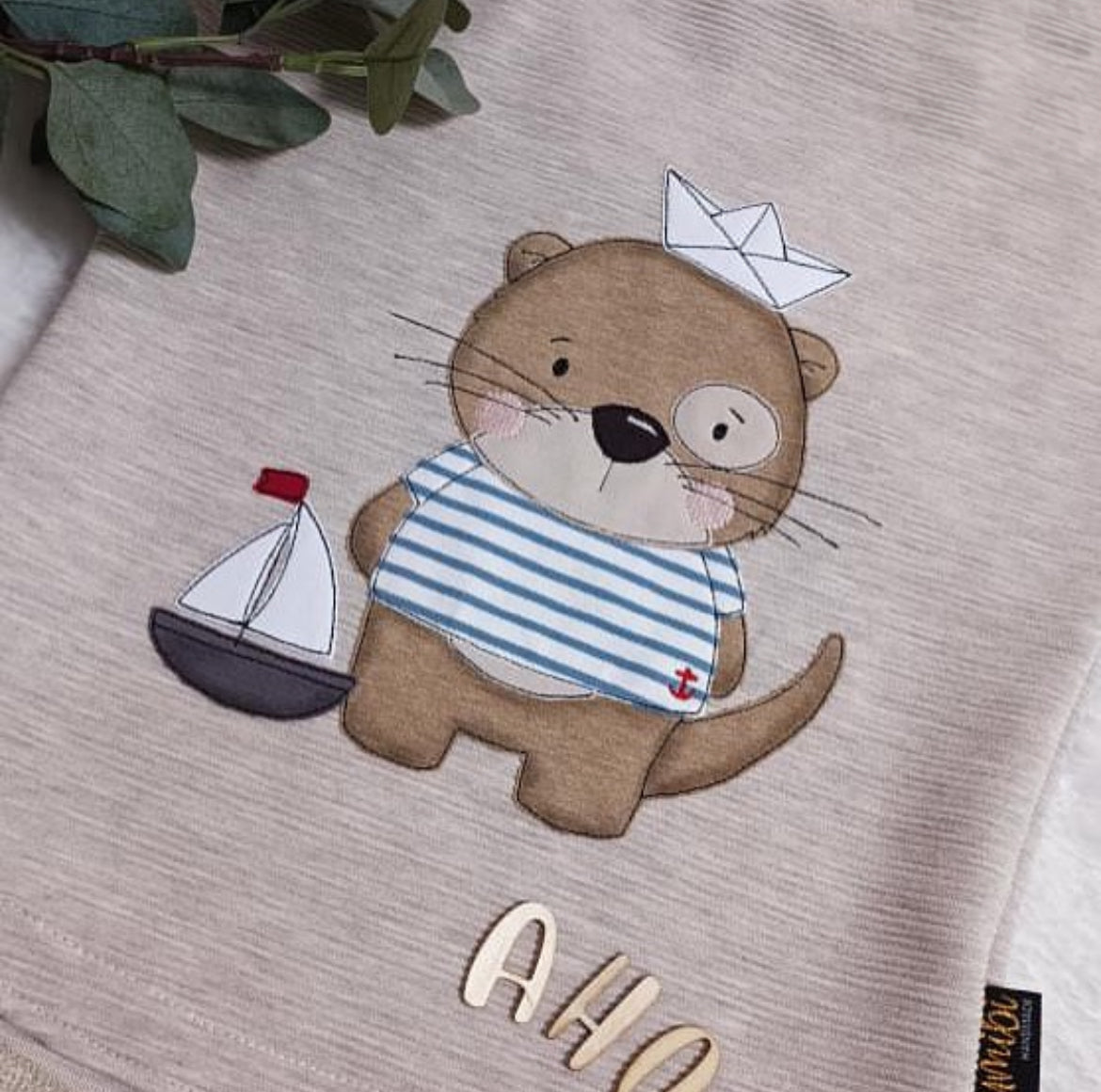 Stickdatei Ahoi Otter