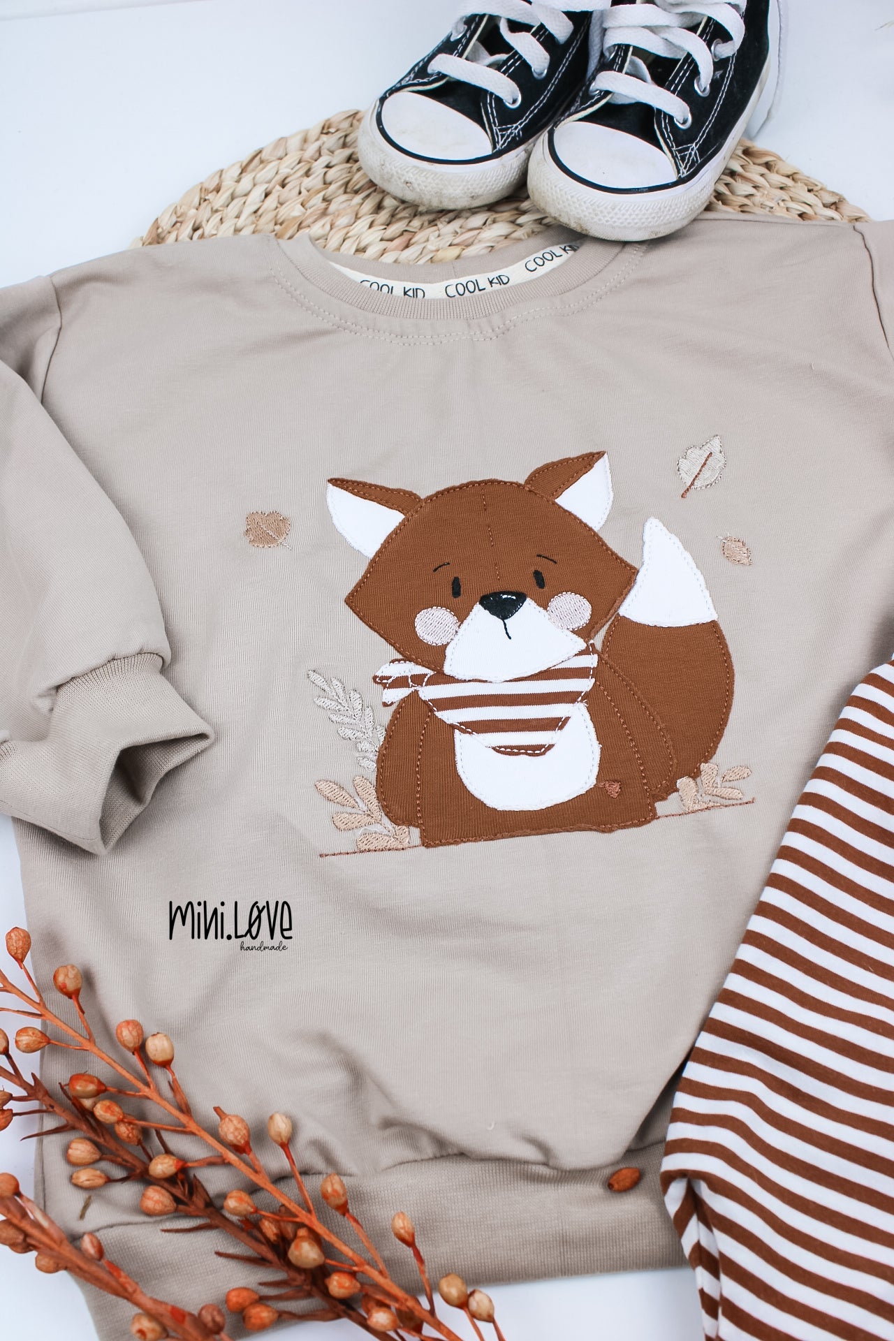 Stickdatei Herbst/Frühlingsfuchs 2 in 1