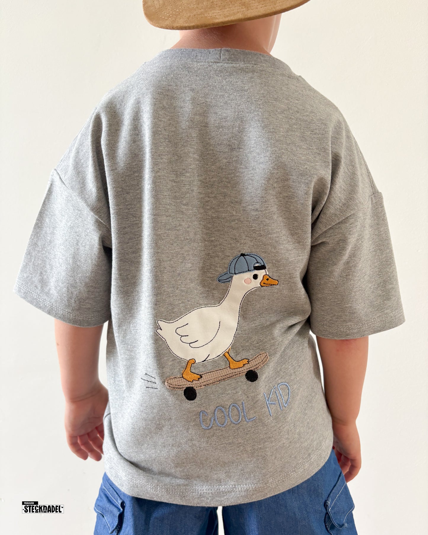 Stickdatei Skate Gans