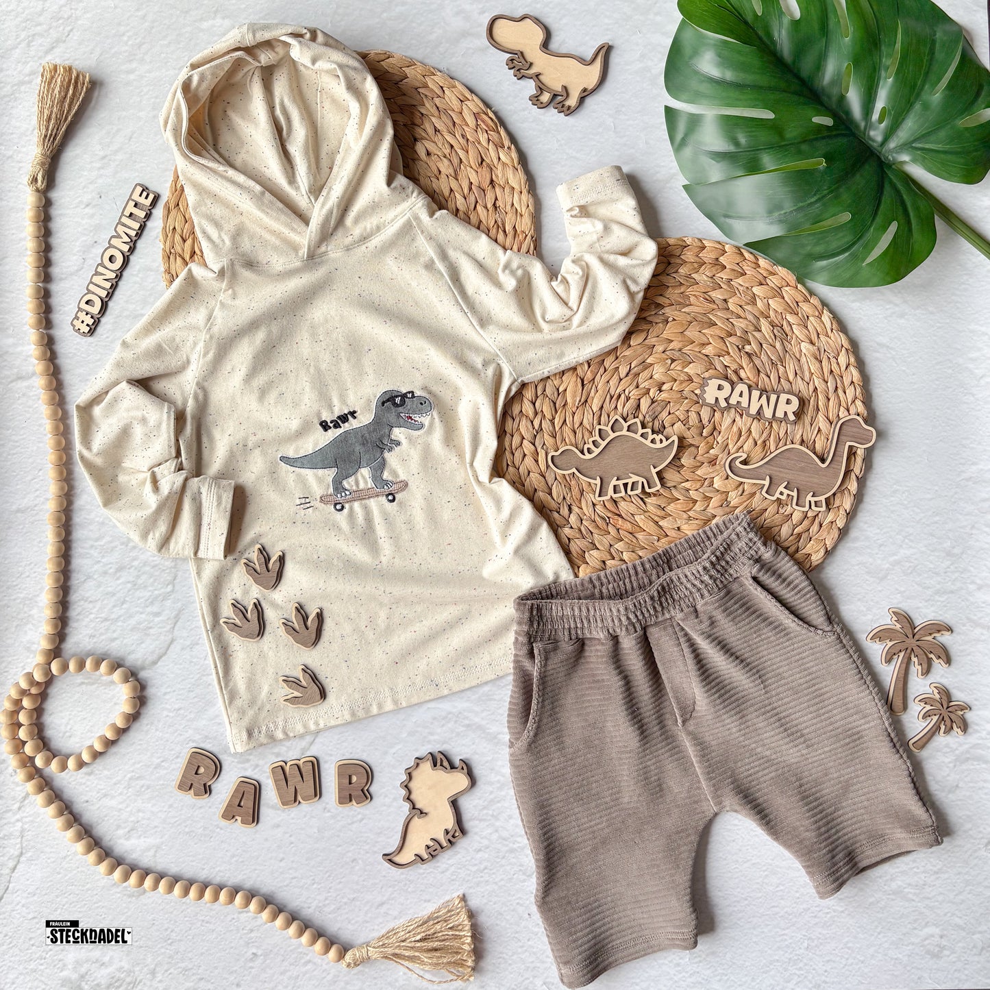 Stickdatei Skate T-Rex