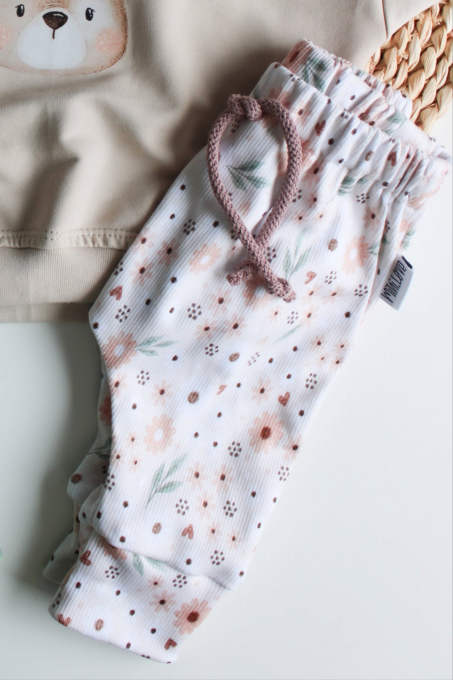 Blumenbär Leggings/Radler