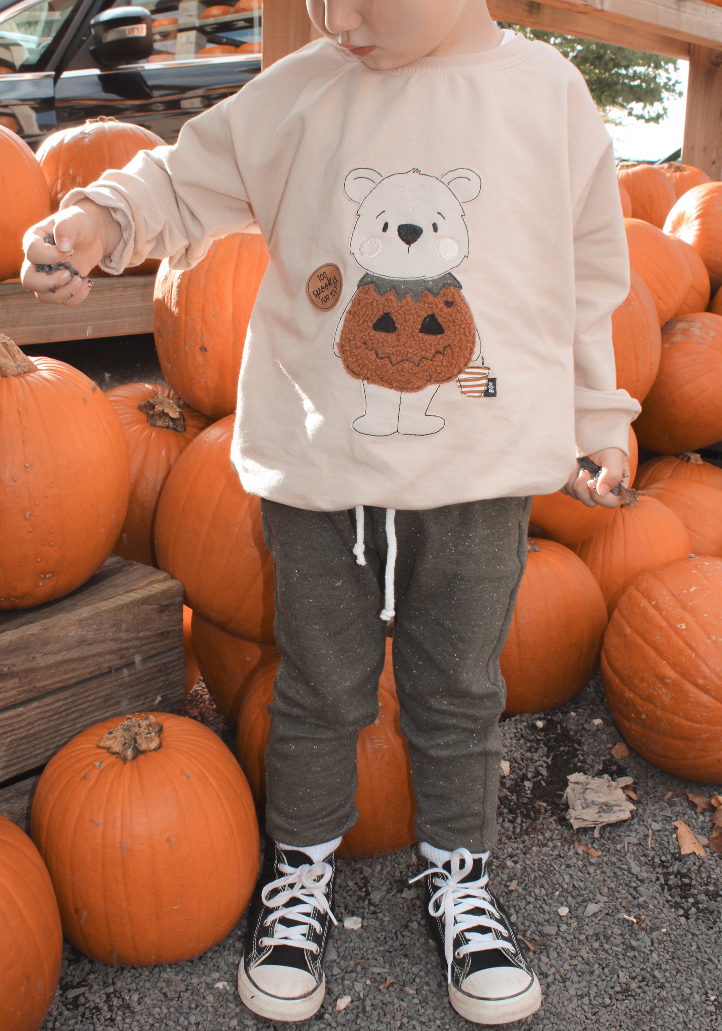 Halloweenbär Oversized Sweater