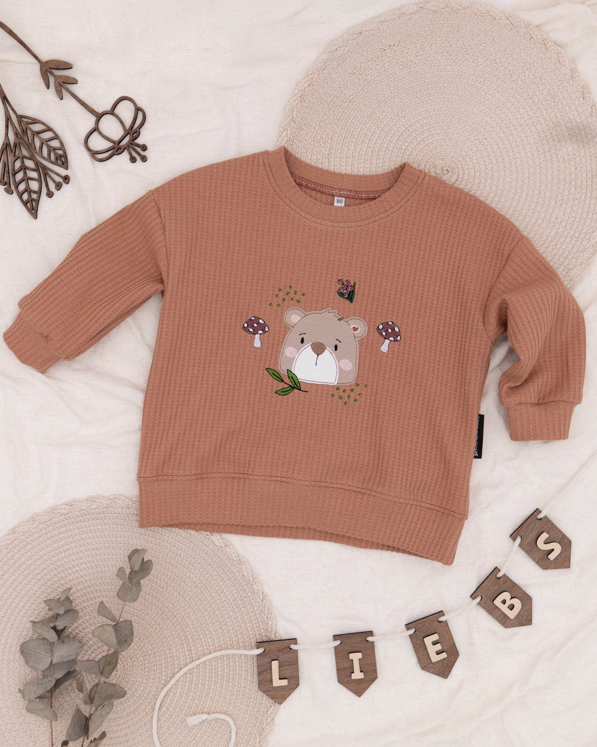 Stickdatei Herbstbär + GRATIS Datei