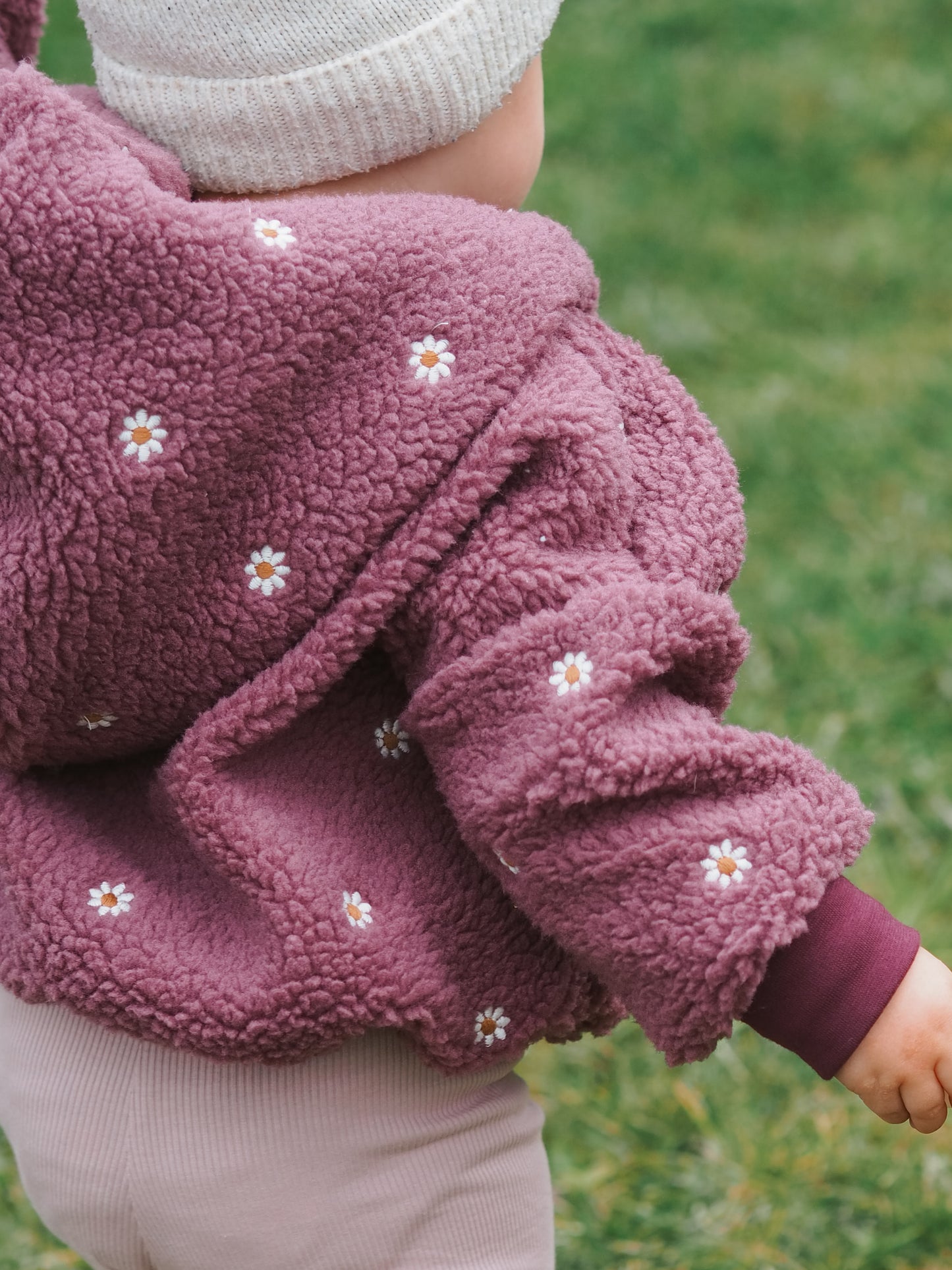Oversized Jacke Blumen