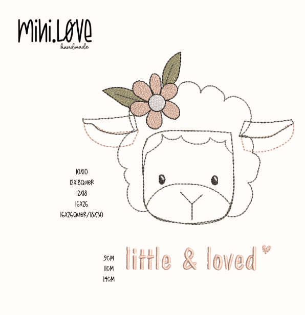 Stickdatei FlowerSheep