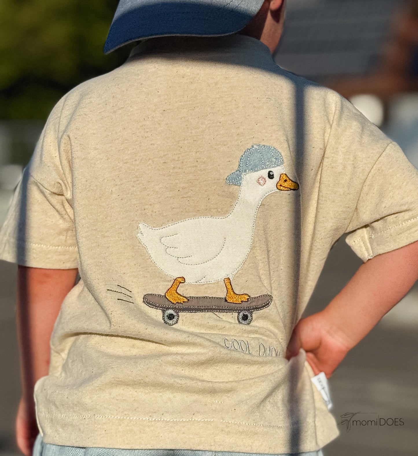 Stickdatei Skate Gans