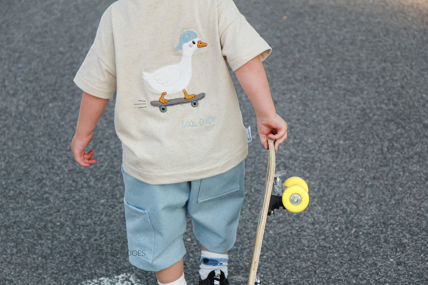 Stickdatei Skate Gans