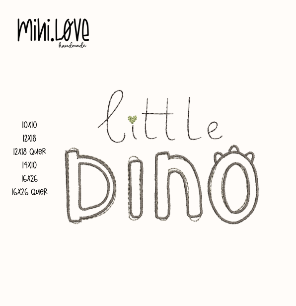 Stickdatei Little Dino